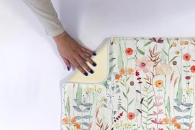 Dywanik łazienkowy Dywanik łazienkowy Rośliny Kwiaty Wzór