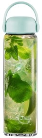 Miętowa szklana butelka 540 ml Fuori – Vialli Design