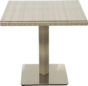 Zestaw rattanowy ogrodowy GINA 1+4 (szaro-beżowy)