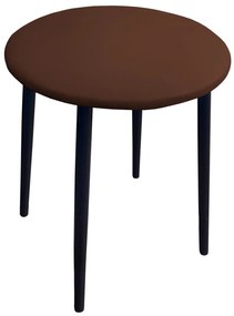 Taboret TRIX D02 brązowy podstawa czarna