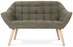 Dwuosobowa sofa AK-322 LAN2, brązowa