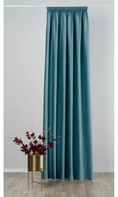 Turkusowa aksamitna zasłona 140x260 cm Novara – Mendola Fabrics