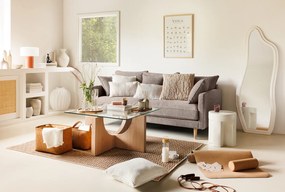 Lustro ścienne organiczne EMILY, 160 x 58 cm