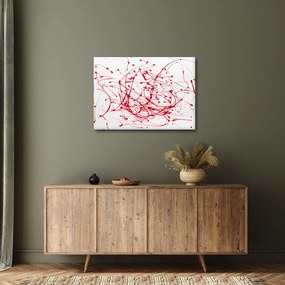 Obraz przy użyciu techniki drippingu (70x50 cm)