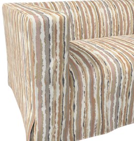 Pokrowiec na sofę Klippan 2-osobową długi z kontrafałdami