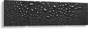 Obraz kropli wody (170x50 cm)