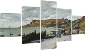 Obraz - Claude Monet, Sainte Adresse, reprodukcje (125x70 cm)