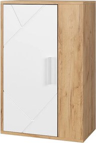 Szafka ścienna gold power dąb/biały 50.1x28.3x78.4 berno