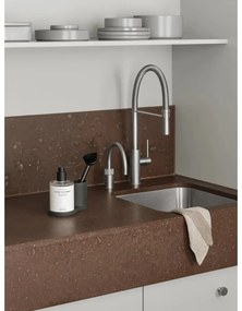 Ścienne metalowe haczyki w kolorze matowego srebra zestaw 2 szt. Rof – Blomus
