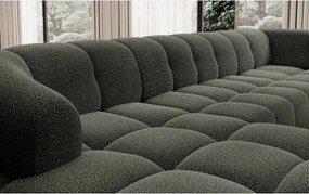 Narożnik VELPA XL Lewostronny z elektryczną regulacją siedziska w tkaninie LOOP 12 WERSAL