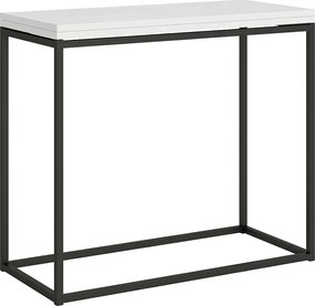 Otwór konsoli 90x45/90 cm Nordica Libra Biały jesion antracytowy Struktura