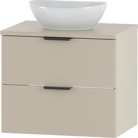 Kaszmirowy Zestaw do Łazienki 60cm Szafka z Blatem Umywalka Pile