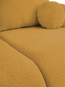 Sofa LOOP z funkcja spania i pojemnikiem ZŁOTY RAVEN 66