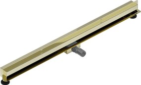 Mexen Flat Wall odpływ liniowy ścienny 2w1 120 cm, złoty - 1530120