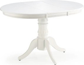 Stół do jadalni z okrągłym blatem William biały