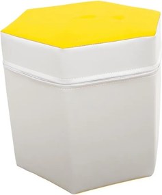 Siedzisko piankowe sześciokątne do szkół i przedszkoli Hexi, wysokość 35 cm