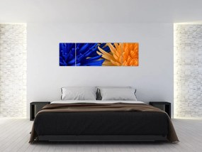 Szczegółowy obraz kwiatów (170x50 cm)