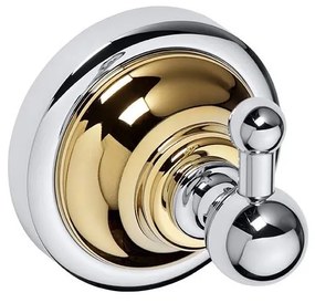 Hak 6,5x6,5 cm srebrny/złoty