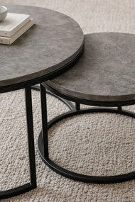 Zestaw 2 stolików pomocniczych Samis