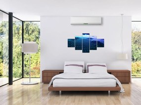 Obraz - Góry w modelu komputerowym (125x70 cm)