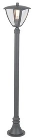Zewnetrzna Nowoczesna lampa ogrodowa ciemnoszara 136,5 cm - Platar Nowoczesny Oswietlenie zewnetrzne