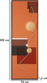 Obraz drukowany na płótnie z ramą w zestawie 50x150 cm LED – Mauro Ferretti