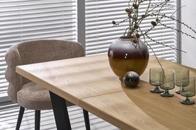 Rozkładany stół w stylu industrialnym Massive 2 Halmar dąb naturalny