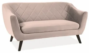 Sofa MOLLY 2 VELVET beżowa SIGNAL