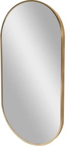 Lustro Elipsa 100x50cm złote GX06 ścienne owalne łazienkowe do salonu sypialni loftowe industrialne minimalistyczne