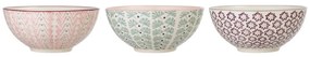Zestaw 3 kamionkowych misek Bloomingville Maya, ø 16,5 cm