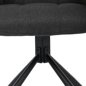 Zestaw krzeseł obiadowych z mechanizmem powrotnymHC-532 GREY2, 2 szt.