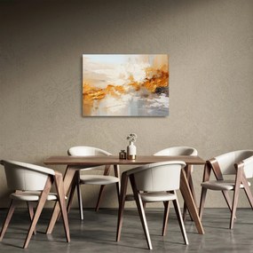 Obraz na szkle - Złota tekstura (70x50 cm)