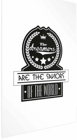 Plakat Dreamers 21x30 cm bez ramy z marginesem ARTGEIST B