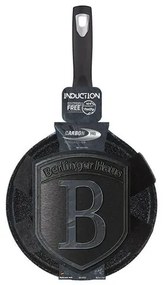 Berlinger Haus Patelnia do naleśników z powłoką marmurową Carbon PRO Line, 25 cm