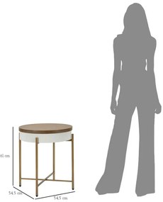 Stolik kawowy TOLOSA, Ø 54,5 cm