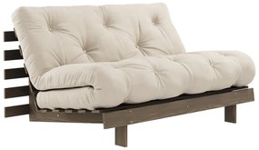 Beżowokremowa rozkładana sofa 140 cm Roots – Karup Design