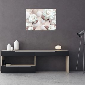 Obraz - Kwiat róży (70x50 cm)