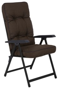 Fotel ogrodowy rozkładany Lena Black Edition H047-04PB PATIO