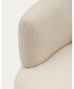 Kremowy fotel z materiału bouclé Martina – Kave Home