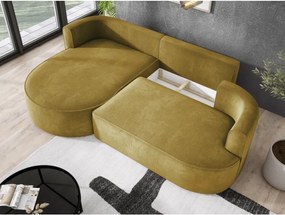 Narożnik FIORE L wolnostojący Prawostronny tkanina Memphis 10 WERSAL