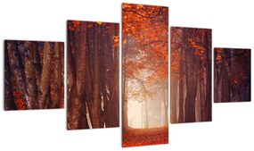 Obraz - Jesienny las (125x70 cm)
