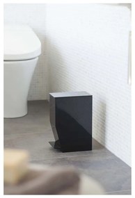 Czarny plastikowy kosz na śmieci z pedałem 3,9 l Tower – YAMAZAKI