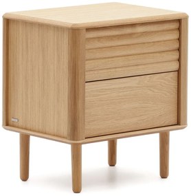 Szafka nocna w dekorze dębu Lenon – Kave Home
