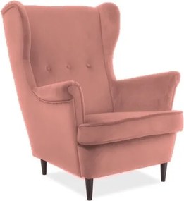 Elegancki tapicerowany fotel Lord Velvet