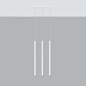 Lampa wisząca PASTELO 3 biała