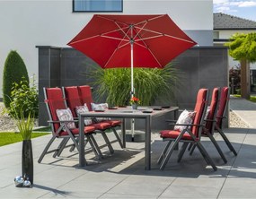 Doppler EXPERT parasol ogrodowy 280 cm bordowy
