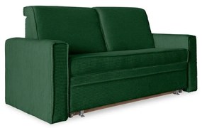 Ciemnozielona rozkładana sofa 168 cm Lucky Lucy – Miuform