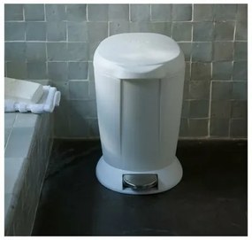 Simplehuman Kosz na śmieci z pedałem Slim 6 l , biały