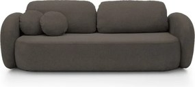 Sofa OLIO z funkcja spania i pojemnikiem CIEMNY SZARY ARAGON 97