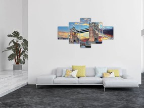 Obraz - Tower Bridge, Londyn, Anglia (125x70 cm)